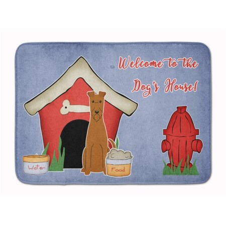 Carolines Treasures Dog House Collection Irish Terrier Machine Washable Memory Foam Mat BB2816RUG